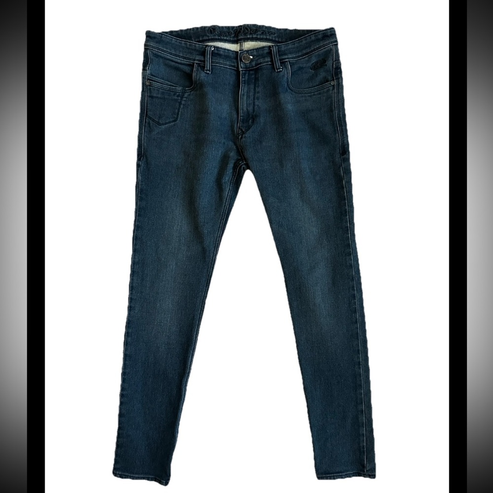 Pepe Skinny Jeans Dark Blue Denim w/Stretch Men’s 36x34